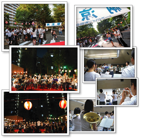 納涼祭の模様 納涼祭の模様