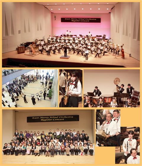 第八回定期演奏会の模様 第八回定期演奏会の模様